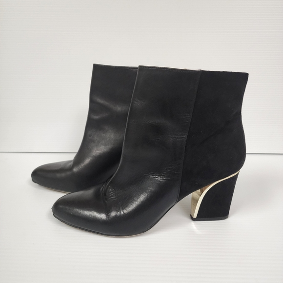 INC International Concepts Harpp Women's Round Toe Leather Ankle Boots Size 11 - Picture 10 of 15